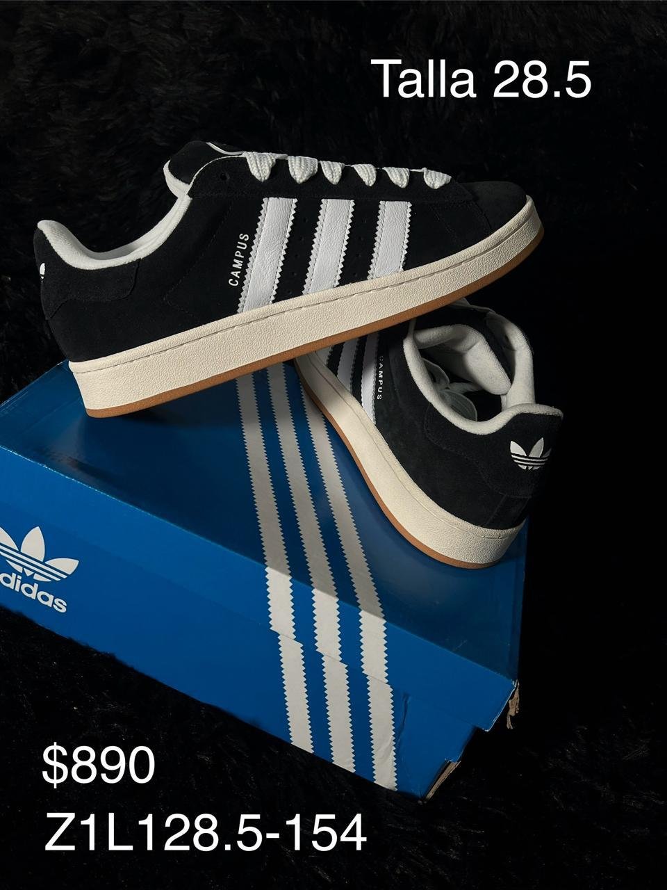 Tenis Adidas Campus 00s negro talla 28.5 MX en su caja