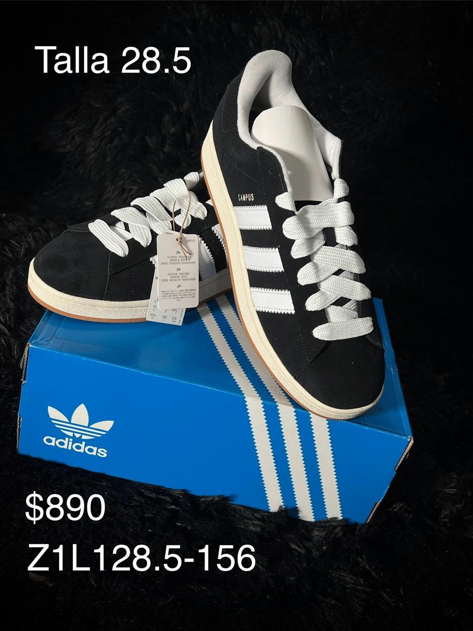 Tenis Adidas Campus 00s negro talla 28.5 MX en su caja