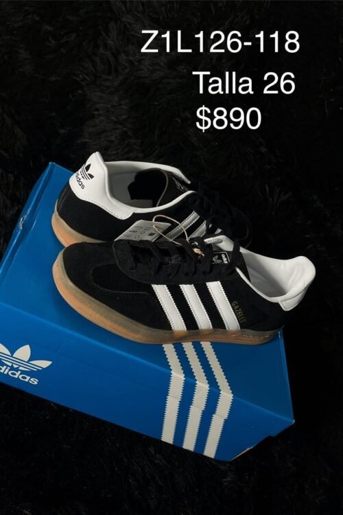 Tenis Adidas Samba negro talla 26 MX en su caja