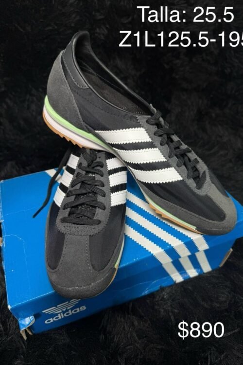Tenis Adidas SL 72 negro con gris talla 25.5 MX en su caja