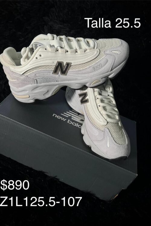 Tenis New Balance 1000 blanco talla 25.5 MX en su caja