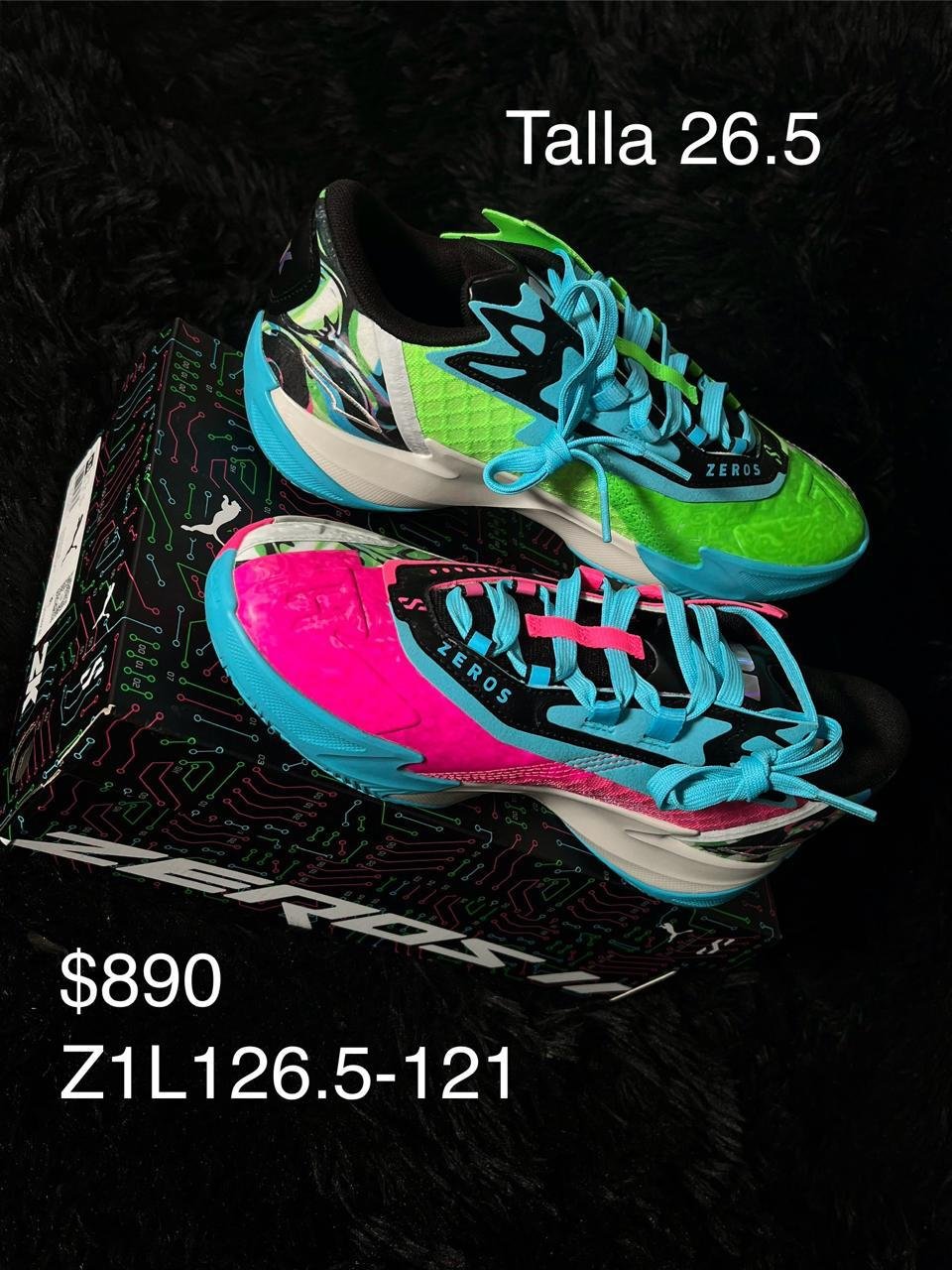 Tenis Puma Scoot Zeros II multicolor talla 26.5 MX en su caja
