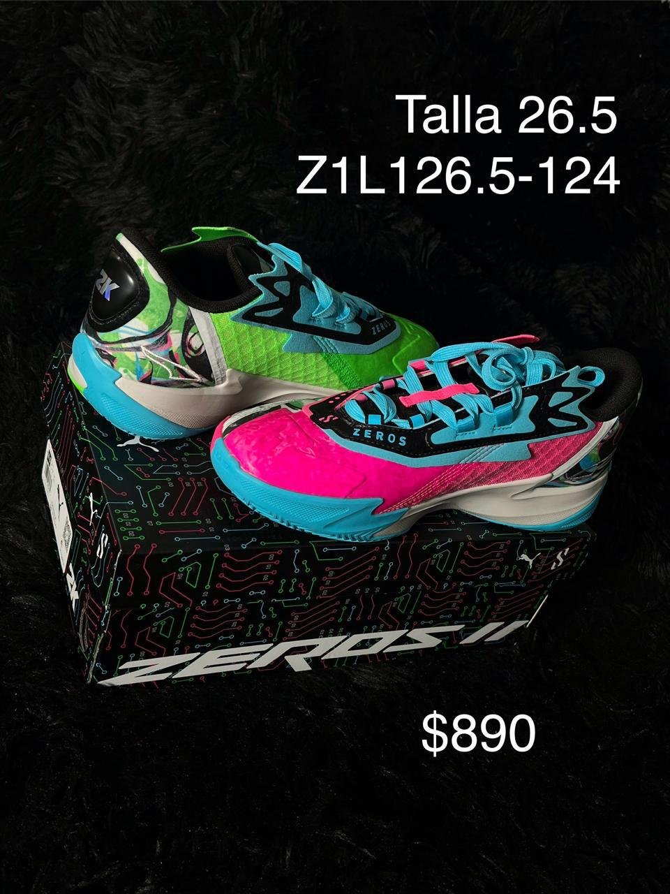 Tenis Puma Scoot Zeros II multicolor talla 26.5 MX en su caja